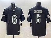 Men's Philadelphia Eagles #6 DeVonta Smith Black Fashion New Vapor Untouchable Limited Stitched Jersey Dzhi,baseball caps,new era cap wholesale,wholesale hats